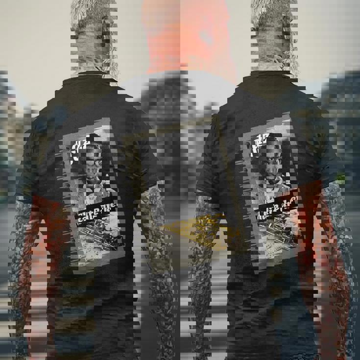 チャーリー_001 メンズTシャツ バックプリント 高齢者への贈り物