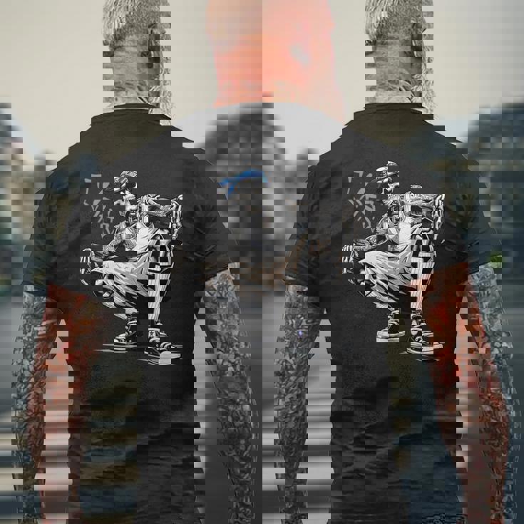 チョロ チカーノ ホーミー クール メキシカン ギャング スケルトン ローライダー メンズTシャツ バックプリント 高齢者への贈り物