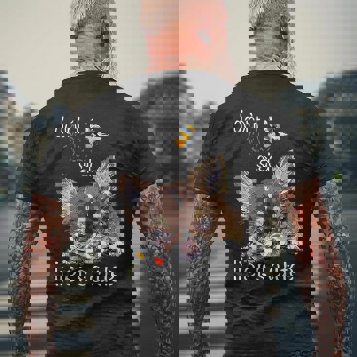 チワワ ロングヘア チワワ ロングヘア 子犬 犬好き メンズTシャツ バックプリント 高齢者への贈り物