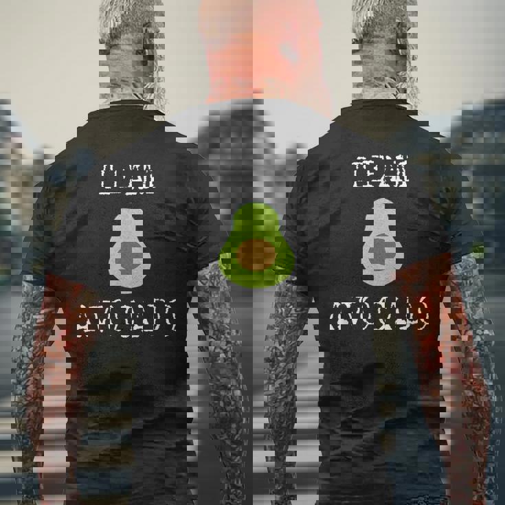 チームアボカドtシャツ 面白いアボカドシャツ ビーガン メンズTシャツ バックプリント 高齢者への贈り物