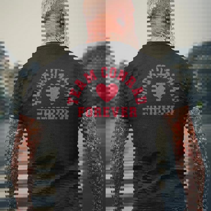 チームコンラッドレトロフォーエバーヴィンテージ メンズTシャツ バックプリント 高齢者への贈り物