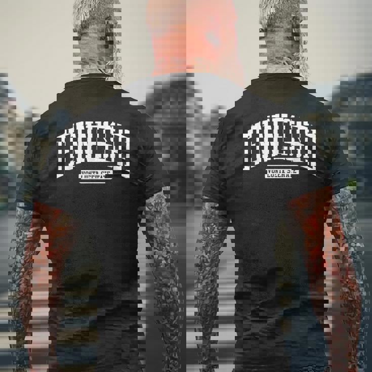 テネシー大学スタイル メンズTシャツ バックプリント 高齢者への贈り物