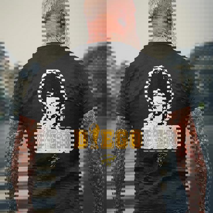 ディエゴ・マラドーナ・アルヘンティノス・ジュニアーズ メンズTシャツ バックプリント 高齢者への贈り物