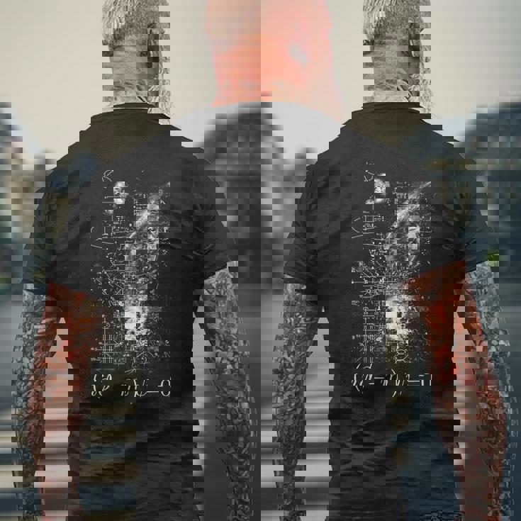 ディラック方程式 量子力学 素粒子物理学 オタク メンズTシャツ バックプリント 高齢者への贈り物