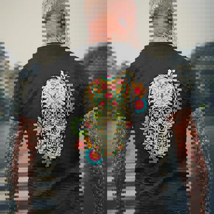 デイズ・オブ・ザ・デッド シュガー・スカル・カラベラ メンズTシャツ バックプリント 高齢者への贈り物