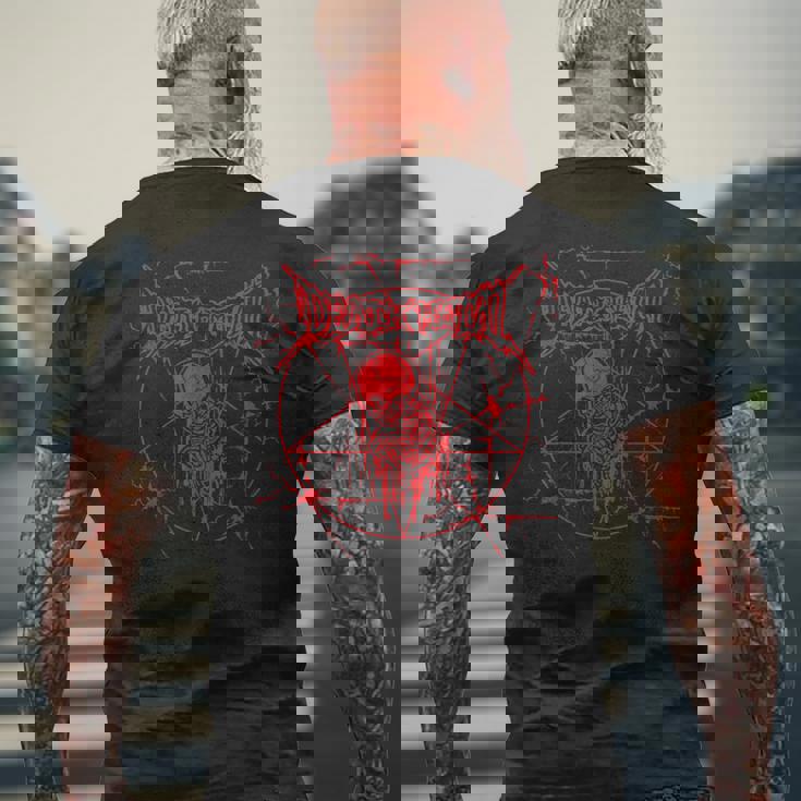 デスメタルtシャツ デスメタル ヘビーロック 携帯電話ケース メンズTシャツ バックプリント 高齢者への贈り物