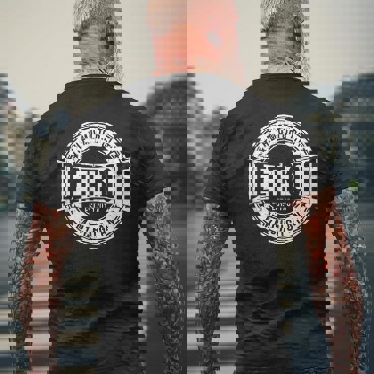 デトロイトビンテージ Detroitintage メンズTシャツ バックプリント 高齢者への贈り物