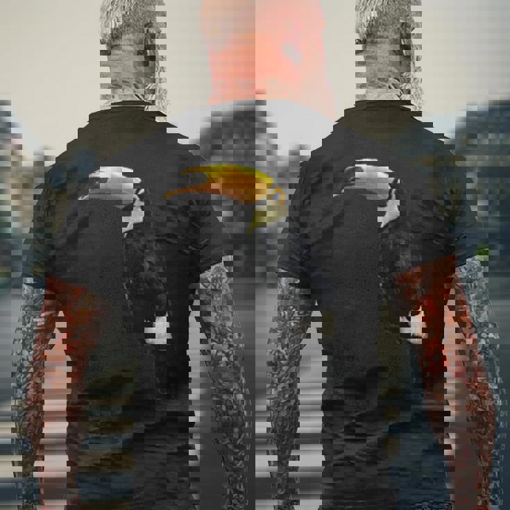 トコ オオハシ メンズTシャツ バックプリント 高齢者への贈り物