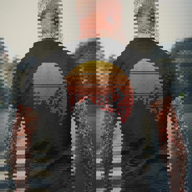 トライアルバイク メンズTシャツ バックプリント 高齢者への贈り物