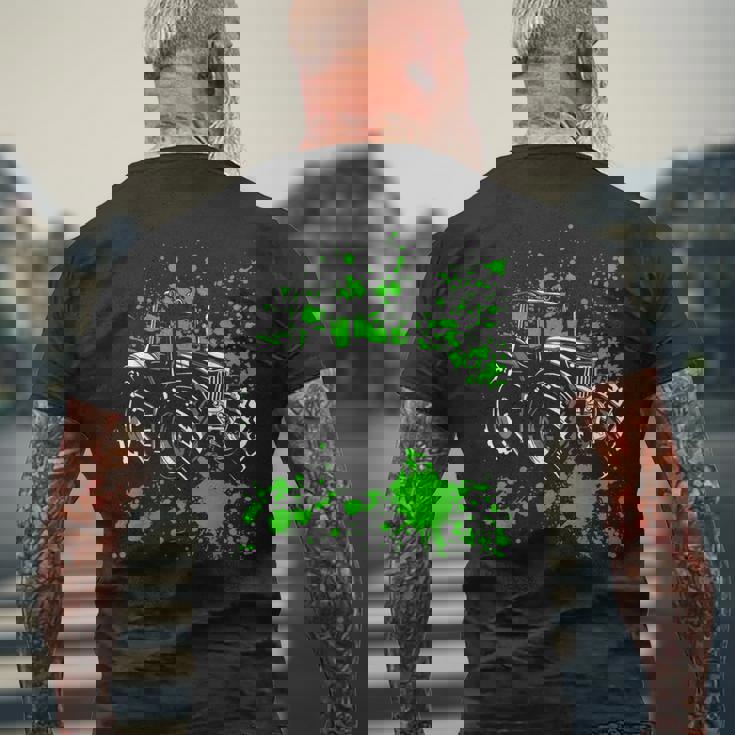 トラクターシャツ レトロトラクターtシャツ ビンテージファーマーギフト メンズTシャツ バックプリント 高齢者への贈り物