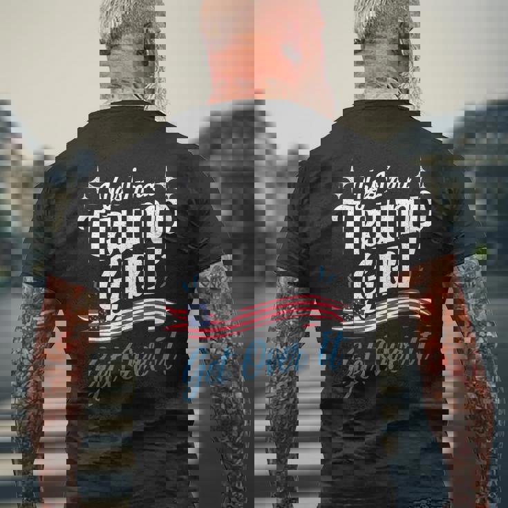 トランプガールレッドtシャツ ドナルド・トランプ大統領2024 メンズTシャツ バックプリント 高齢者への贈り物