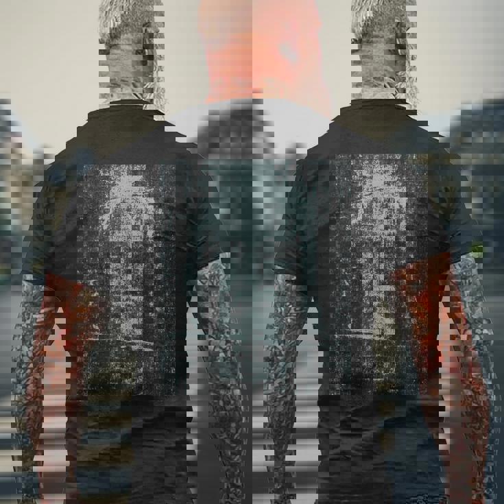 トリノの聖骸布イエス・キリスト教史の顔 メンズTシャツ バックプリント 高齢者への贈り物