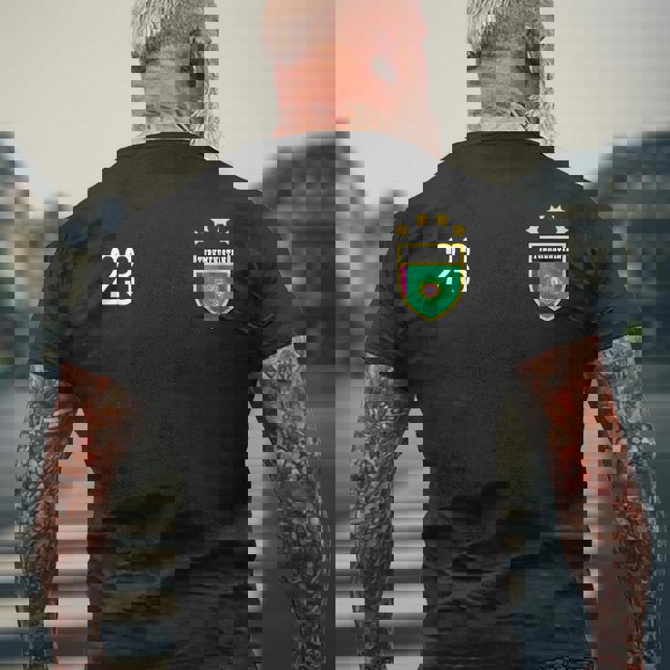 トルクメニスタン 23番 スポーツジャージー フットボール 23 メンズTシャツ バックプリント 高齢者への贈り物