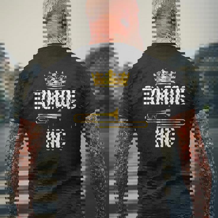 トロンボーンキングトロンボーン メンズTシャツ バックプリント 高齢者への贈り物