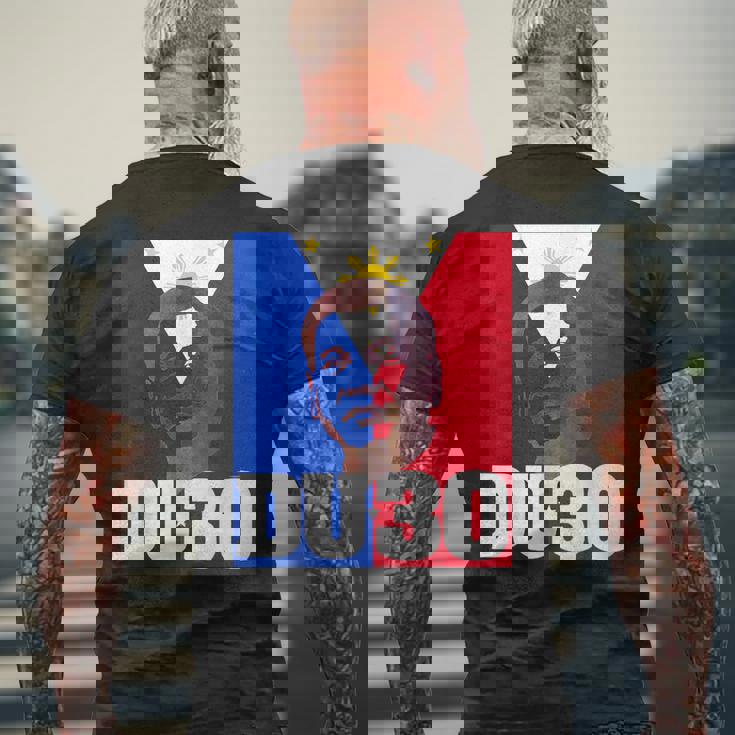 ドゥテルテが2016年大統領に就任 メンズTシャツ バックプリント 高齢者への贈り物