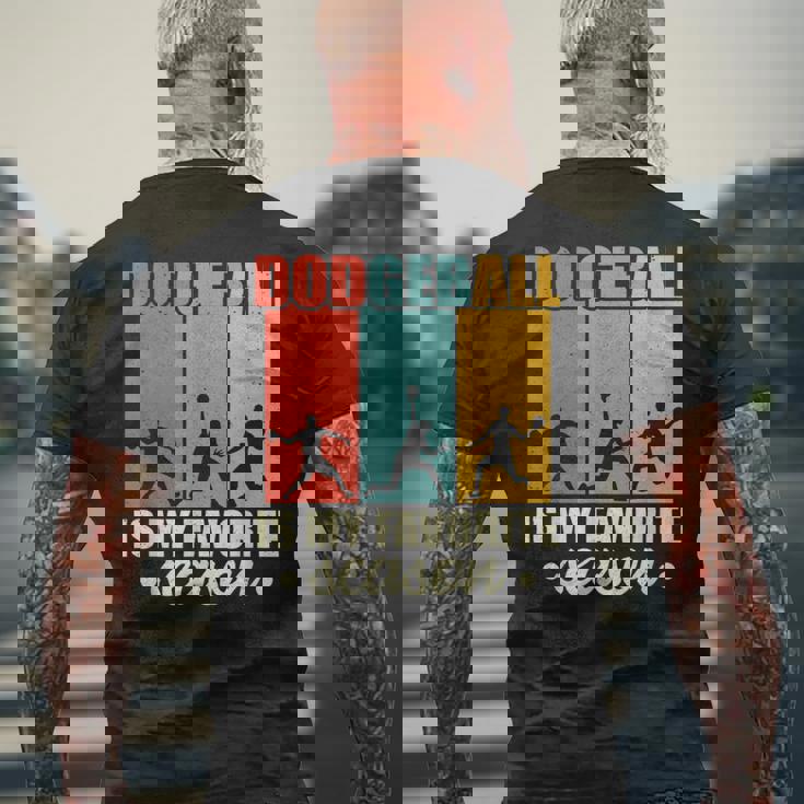 ドッジボール ダッジボール メンズTシャツ バックプリント 高齢者への贈り物