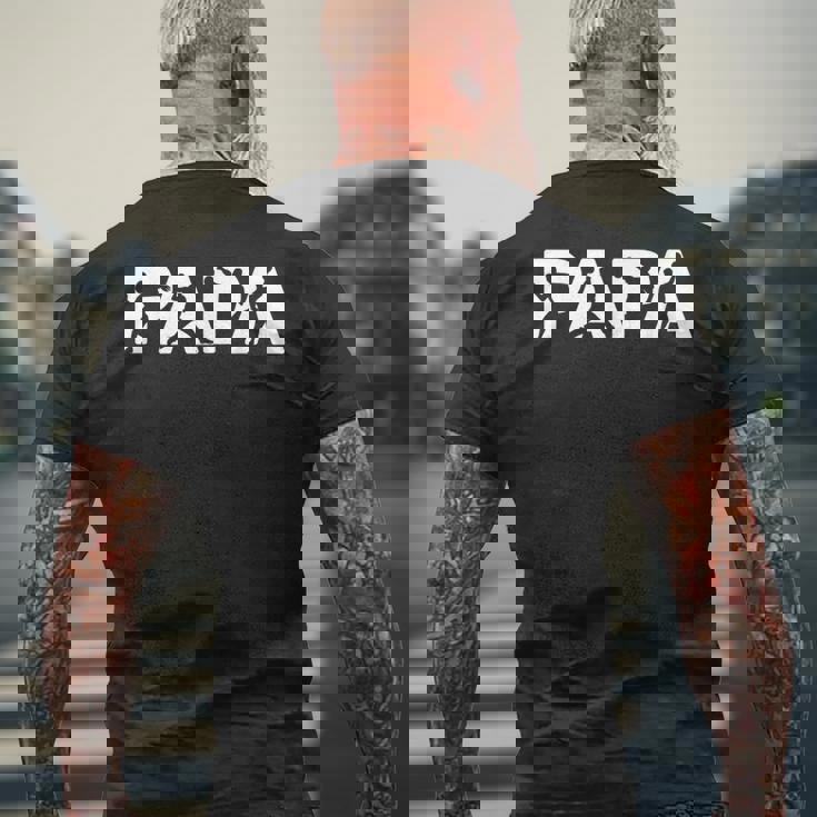 メンズ ドッジボールのお父さんのシャツ、ドッジボールの夫のギフト メンズTシャツ バックプリント 高齢者への贈り物