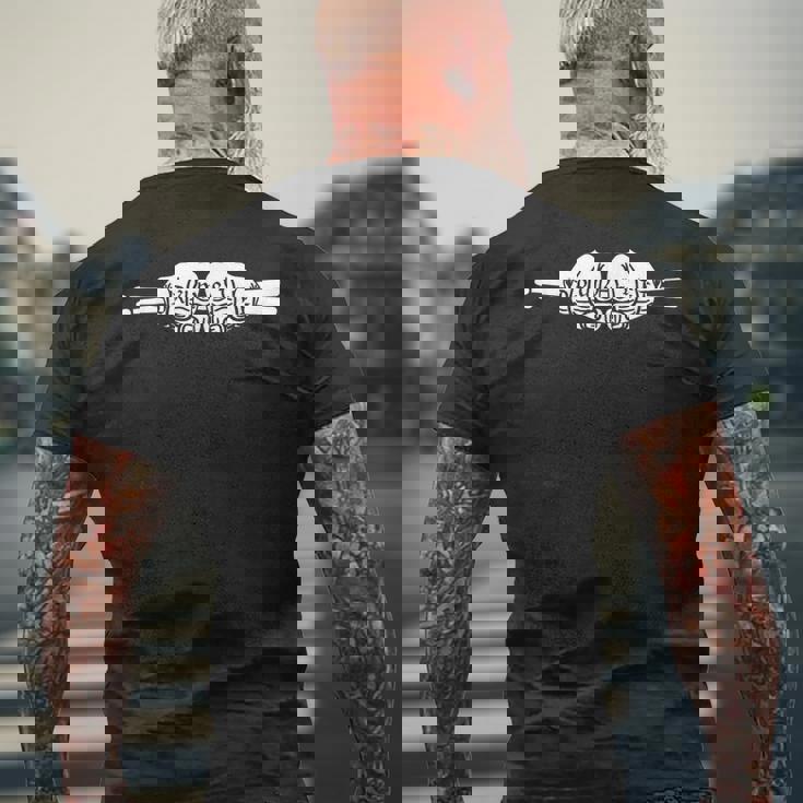 ドラマーのためのドラムライフ面白い引用 メンズTシャツ バックプリント 高齢者への贈り物