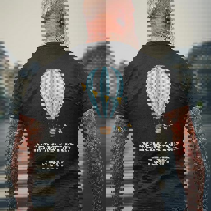 ドリーム・テイク・フライト メンズTシャツ バックプリント 高齢者への贈り物