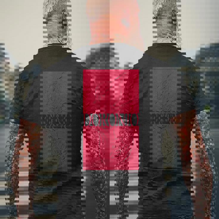 ドロンジョデザインi メンズTシャツ バックプリント 高齢者への贈り物