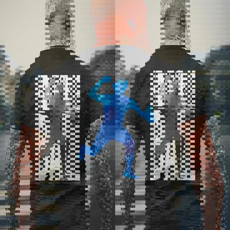 ナックルボール 野球 メンズTシャツ バックプリント 高齢者への贈り物