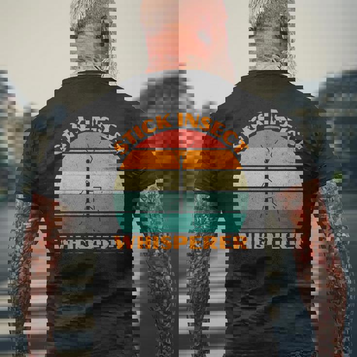 ナナフシ ウィスパラー ナナフシ ペット メンズTシャツ バックプリント 高齢者への贈り物