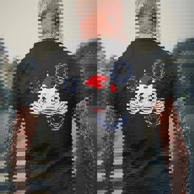 ニシキゴイ Nisikigoi 錦鯉 コイ かわいい メンズTシャツ バックプリント 高齢者への贈り物