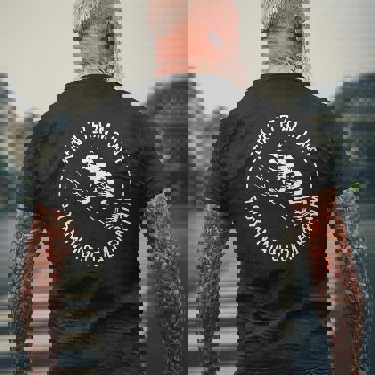 ネイビーシールtシャツ チームワン メンズTシャツ バックプリント 高齢者への贈り物