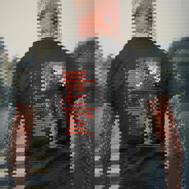 ノスフェラトゥ コラージュ メンズTシャツ バックプリント 高齢者への贈り物