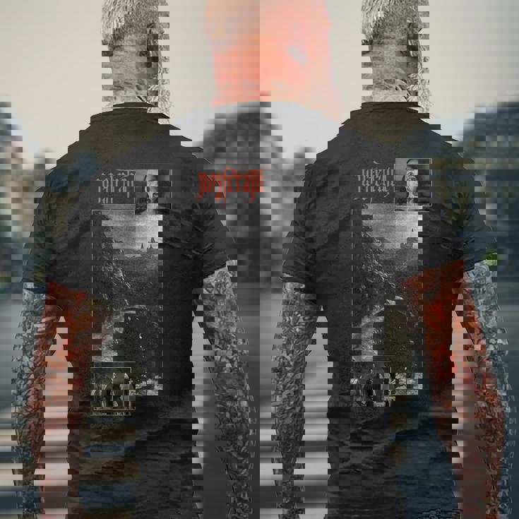 ノスフェラトゥ城 メンズTシャツ バックプリント 高齢者への贈り物