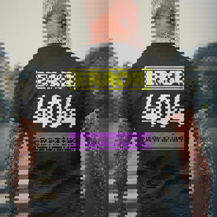 ノンバイナリープライド ジェンダークィア メンズTシャツ バックプリント 高齢者への贈り物