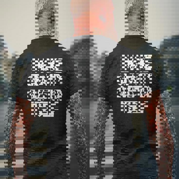 ハイツ・ルック・イージー・ファニー・エアリアル メンズTシャツ バックプリント 高齢者への贈り物