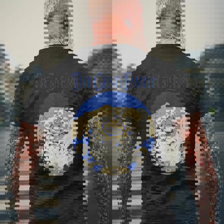 ハクション大魔王 E メンズTシャツ バックプリント 高齢者への贈り物