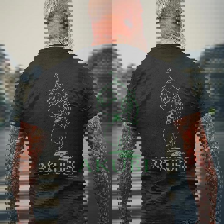 ハクション大魔王 L メンズTシャツ バックプリント 高齢者への贈り物