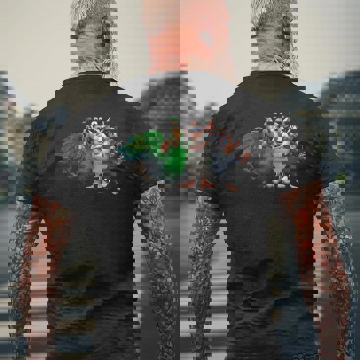 ハグズ・ブーバ＆フレンズ メンズTシャツ バックプリント 高齢者への贈り物