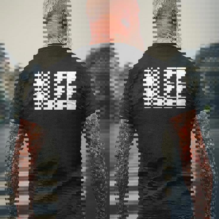 ハッシュタグ Lee ネームシャツ Lee 長袖tシャツ メンズTシャツ バックプリント 高齢者への贈り物