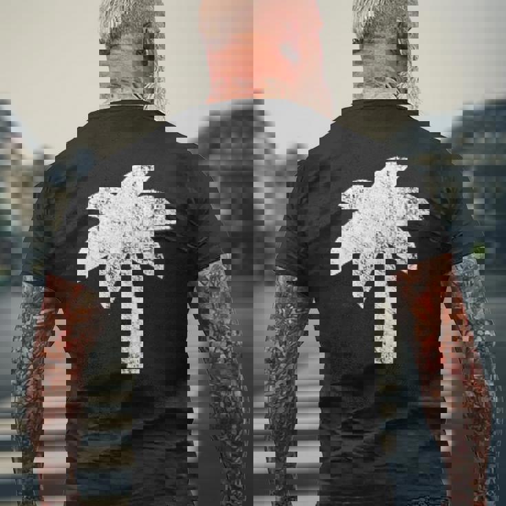 ハレイワ ビーチロングボード サーフショップ ヴィンテージ調 メンズTシャツ バックプリント 高齢者への贈り物