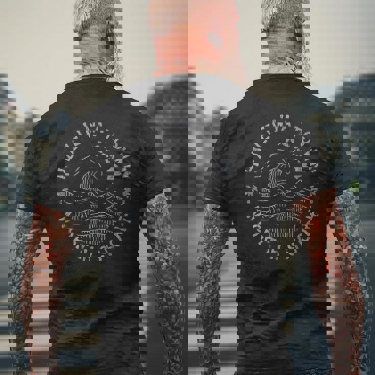 ハレイワタウン ノースショア ハワイ ヴィンテージスタイル メンズTシャツ バックプリント 高齢者への贈り物