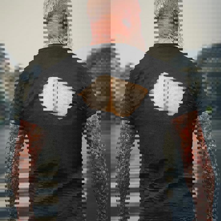 ハロウィン Oops I Tore My Clothes おっぱい 谷間コスチューム メンズTシャツ バックプリント 高齢者への贈り物