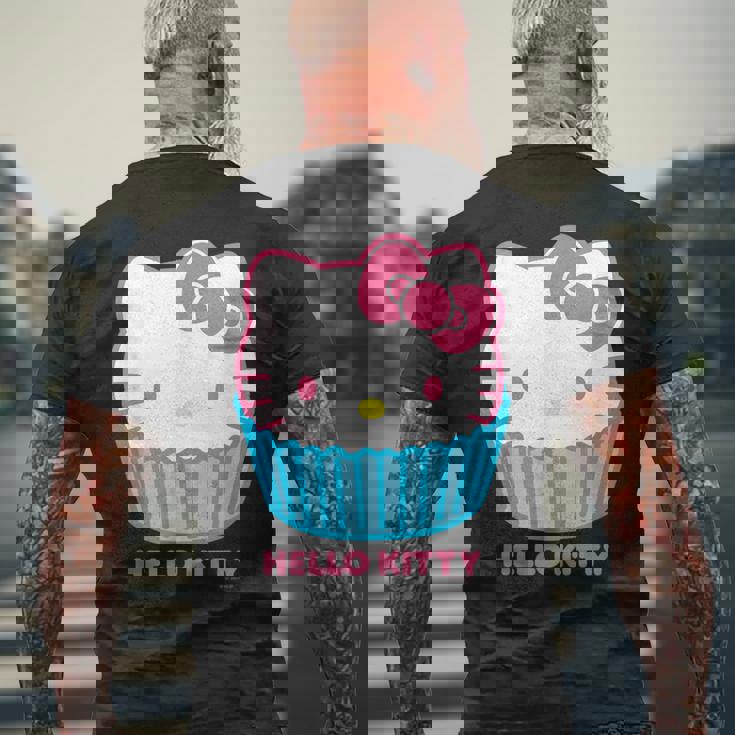 ハローキティ Usデザイン カップケーキ メンズTシャツ バックプリント 高齢者への贈り物