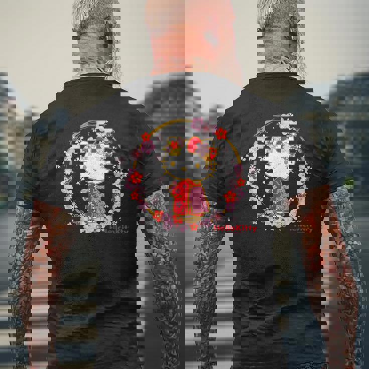 ハローキティ Usデザイン 浴衣 メンズTシャツ バックプリント 高齢者への贈り物