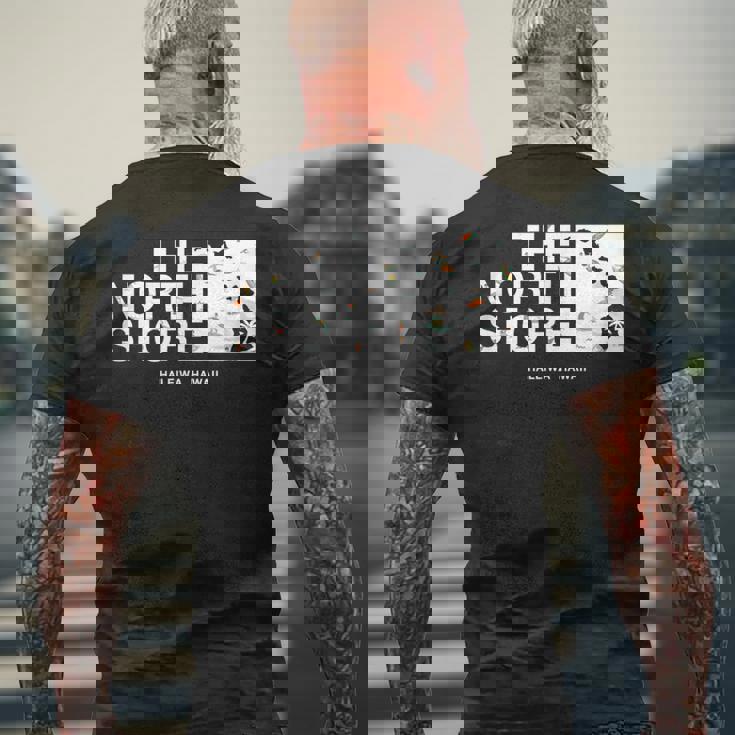 ハワイ諸島 ノースショア ハレイワ サーファー メンズTシャツ バックプリント 高齢者への贈り物