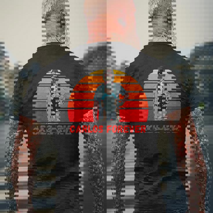 ハングオーバー映画 クラシックシネマ カルロスシャツ 男性用 映画 メンズTシャツ バックプリント 高齢者への贈り物