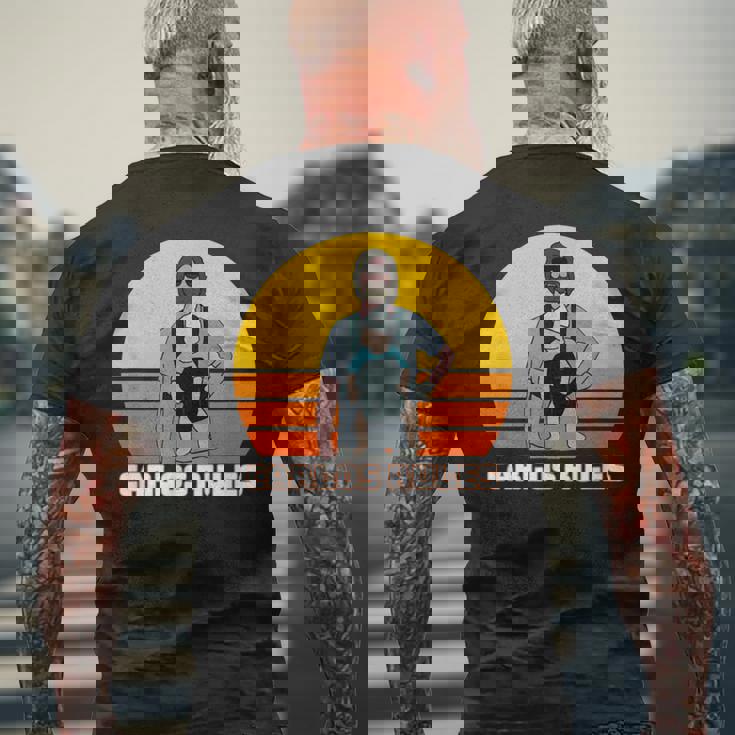 ハングオーバー映画 クラシックシネマ 面白い名前のカルロスシャツ メンズTシャツ バックプリント 高齢者への贈り物