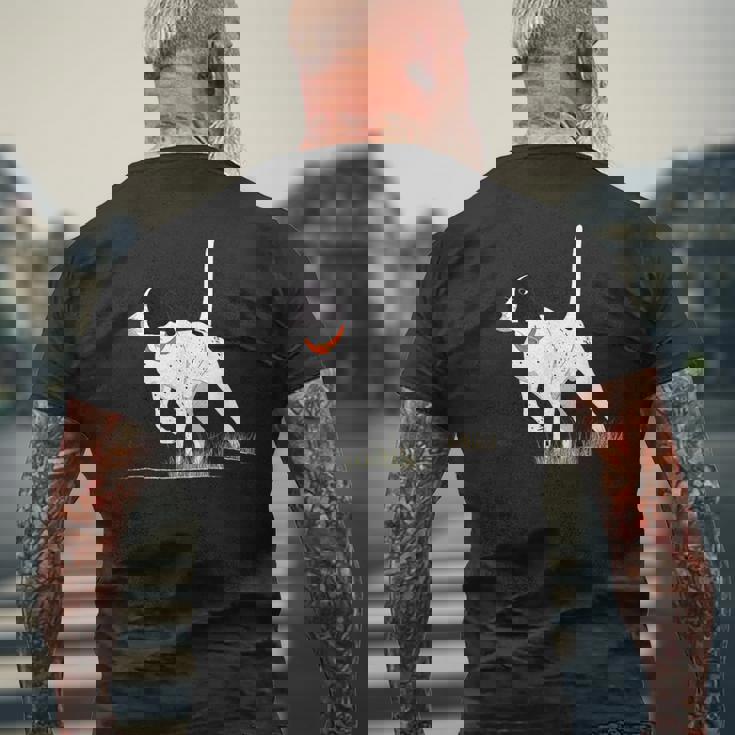 ハンターのためのバードハンティング メンズ イングリッシュポインター ドッググラフィック メンズTシャツ バックプリント 高齢者への贈り物