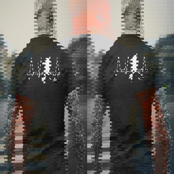 ハートビートアイスホッケー メンズTシャツ バックプリント 高齢者への贈り物