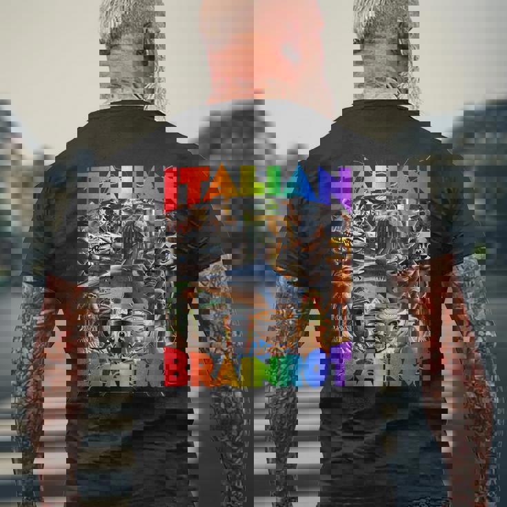 バイラルイタリアンブレインロットミーム-イタリアンブレインロット。 メンズTシャツ バックプリント 高齢者への贈り物