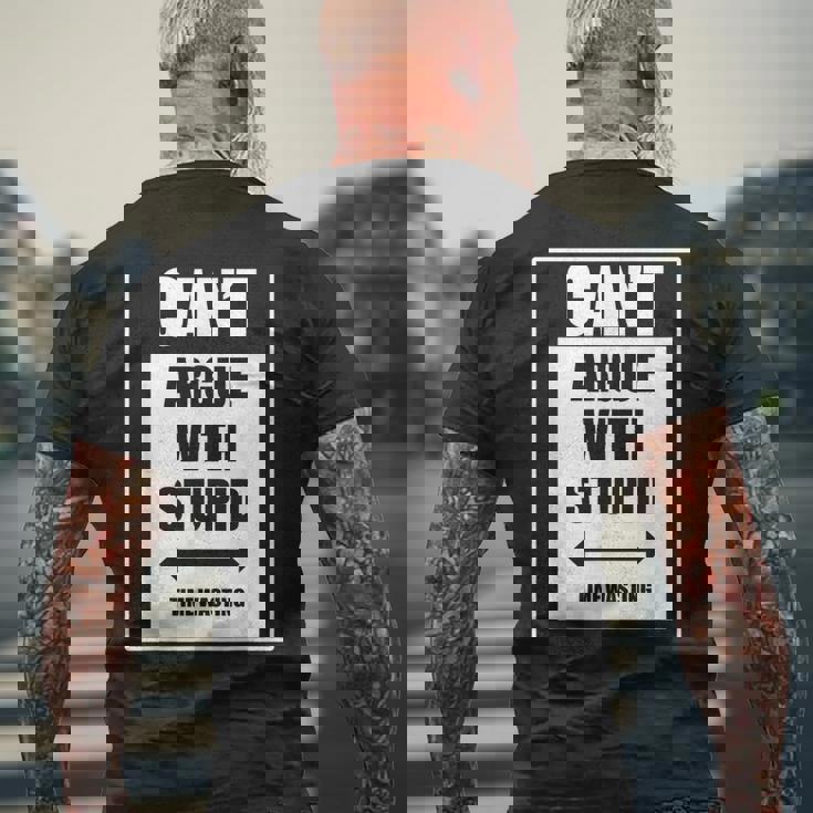 バカな時間を無駄にすることはできません メンズTシャツ バックプリント 高齢者への贈り物