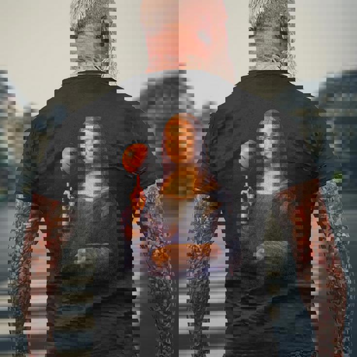 バスケットボール バスケ 面白tシャツ モナリザ おもしろ ネタ 服 おもしろグッズ バスケ部 メンズTシャツ バックプリント 高齢者への贈り物