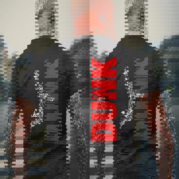 バスケットボール愛好家のための伝説のバスケットボールスラムダンク メンズTシャツ バックプリント 高齢者への贈り物